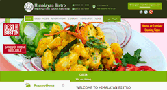 Desktop Screenshot of himalayanbistro.net